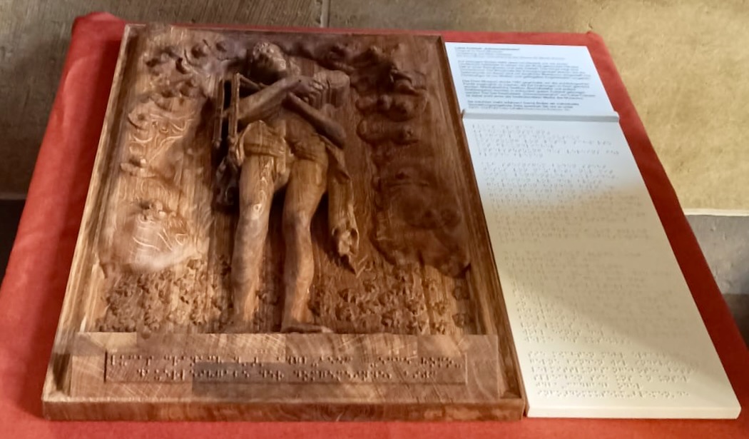Schmerzensmann als Tastgemälde